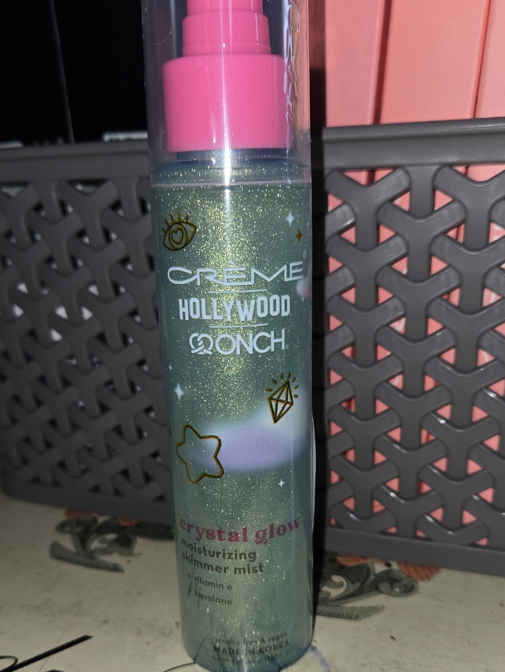 The Creme Shop Crystal Glow Moisturizing Shimmer Mist